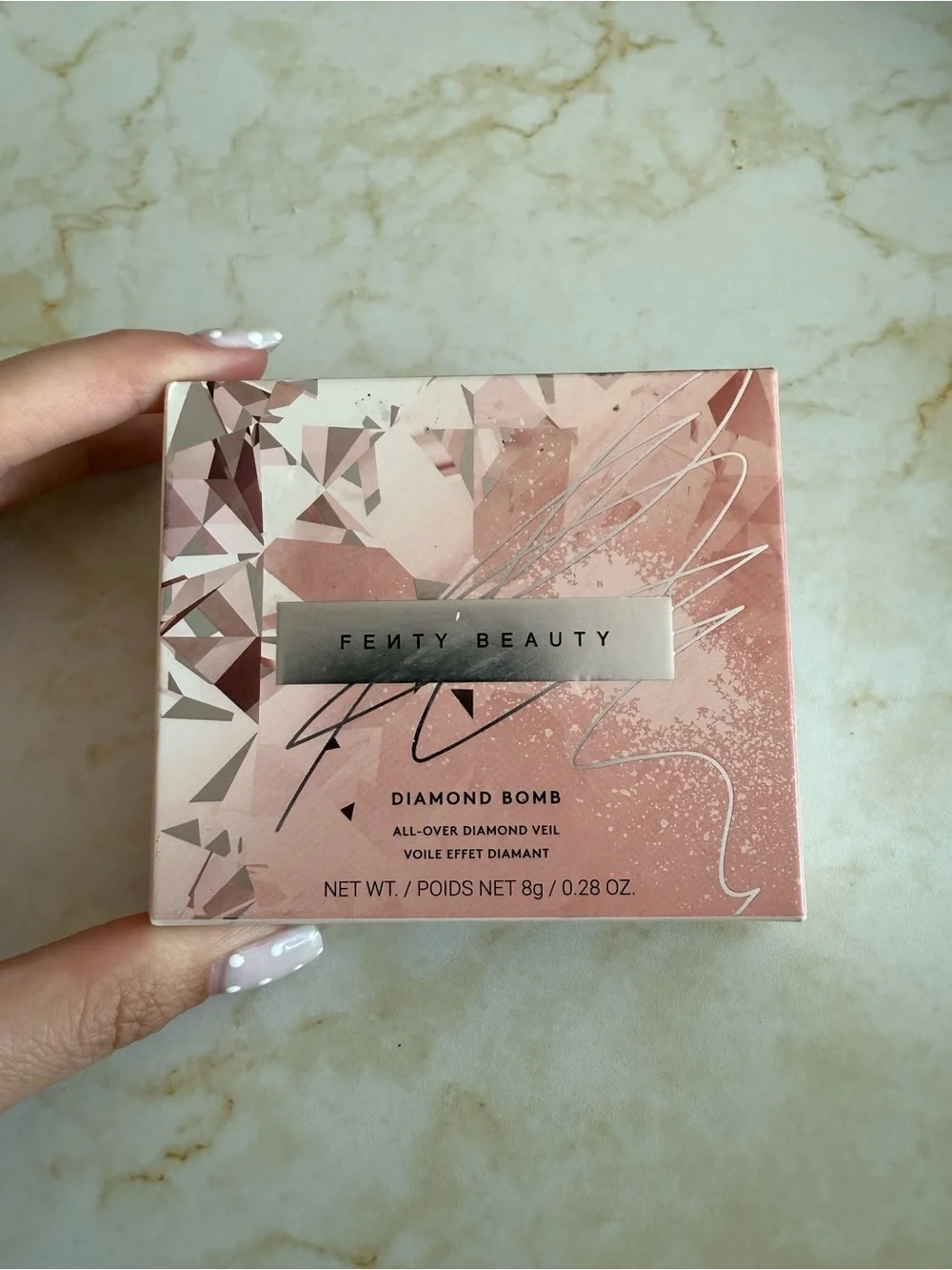 NWB Fenty Beauty How Many Carats? Diamond Bomb All Over Diamond Veil STANDARD 8g